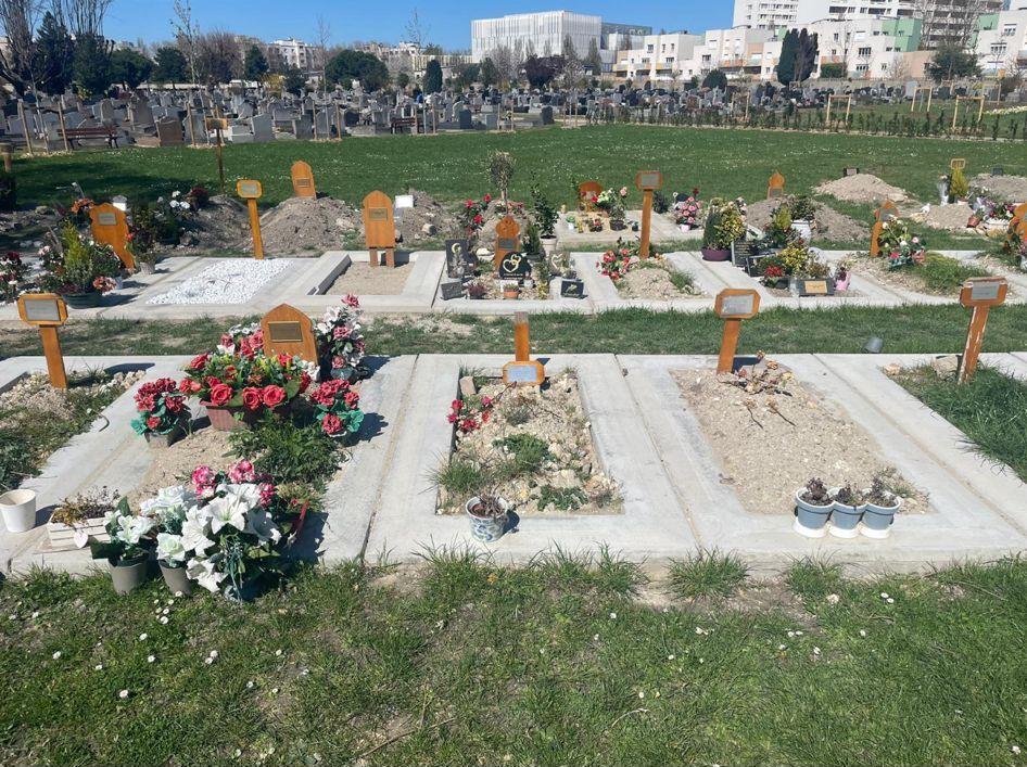 Carré musulman pour l'inhumation musulmane à Lille