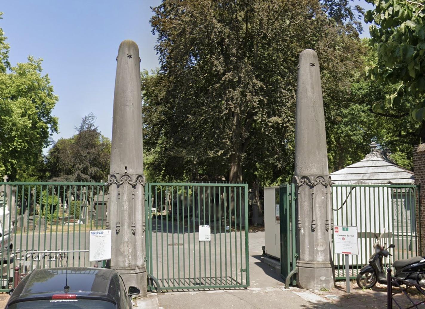 Carré musulman pour l'inhumation musulmane à Lille